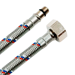 Гибкая подводка для смесителя Ростерм,  М10х15, 1/2"